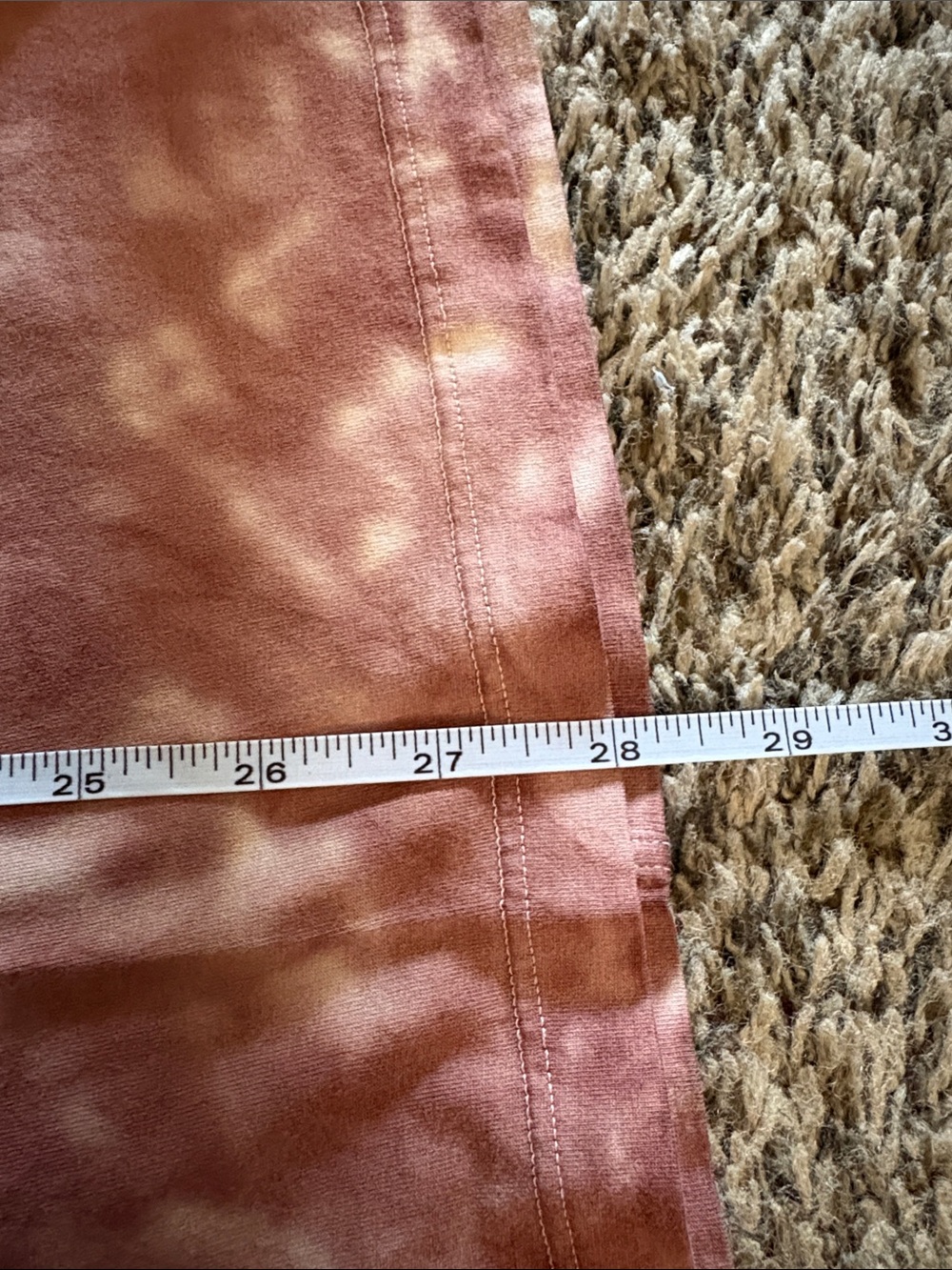 Lululemon All Yours Rust Tie-Dye Short Sleeve Tee, athleisure - Picture 4 of 4